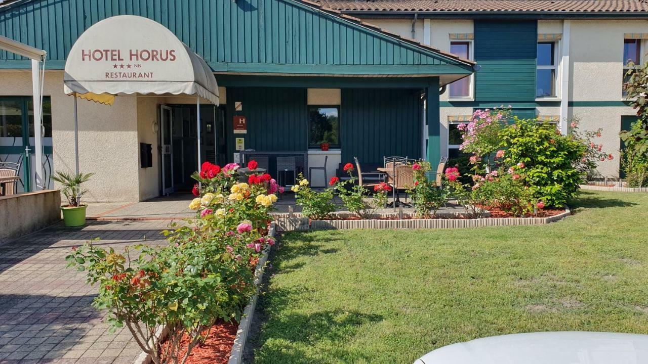 Logis Hotel Horus Restaurant Les Bruyeres Toulenne Exteriér fotografie